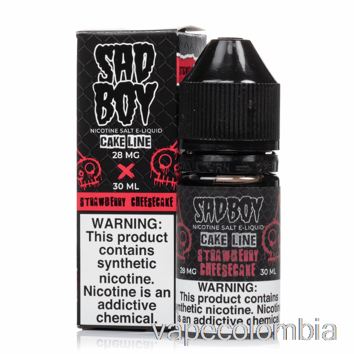 Vape Desechable Cheesecake De Fresa - Sales Sadboy - 30ml 28mg